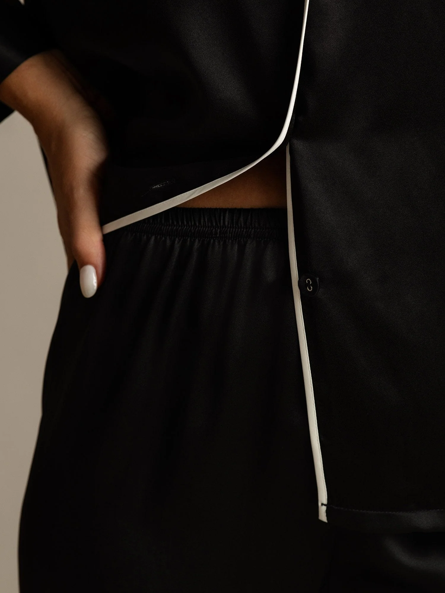 Conjunto de Pijama Clásico de Seda de Morera 100% - Image 31