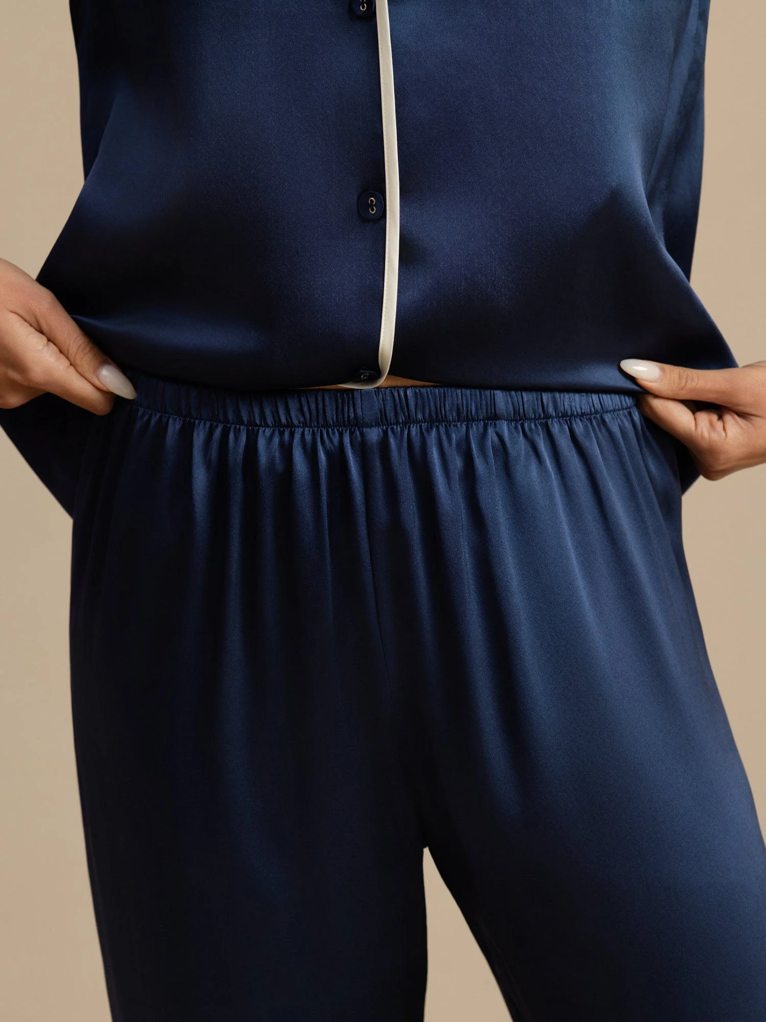 Conjunto de Pijama Clásico de Seda de Morera 100% - Image 39