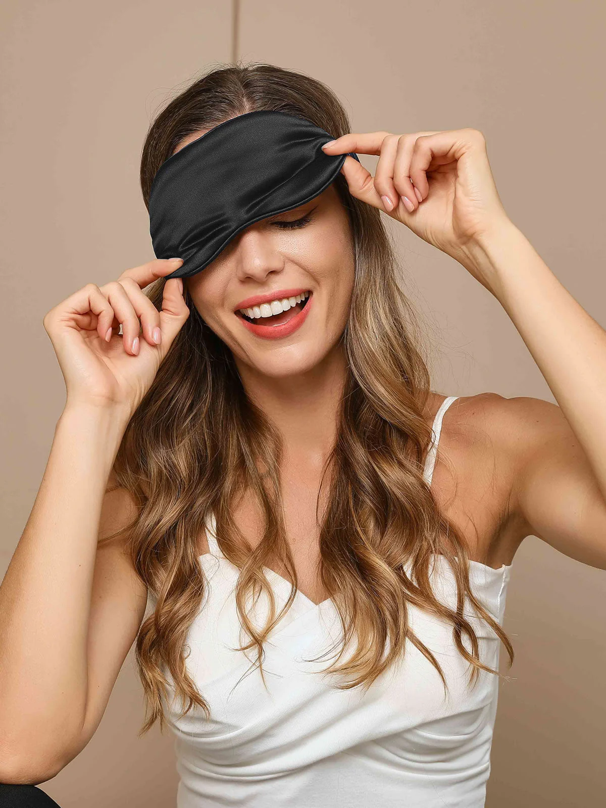Antifaz para Dormir de Seda Pura 19 Momme con Banda Elástica - Image 10