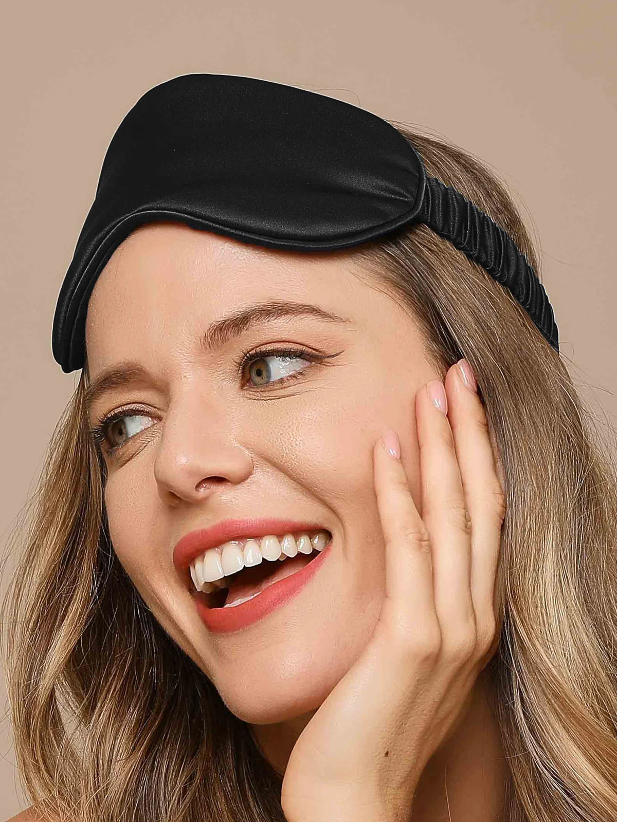 Antifaz para Dormir de Seda Pura 19 Momme con Banda Elástica - Image 8