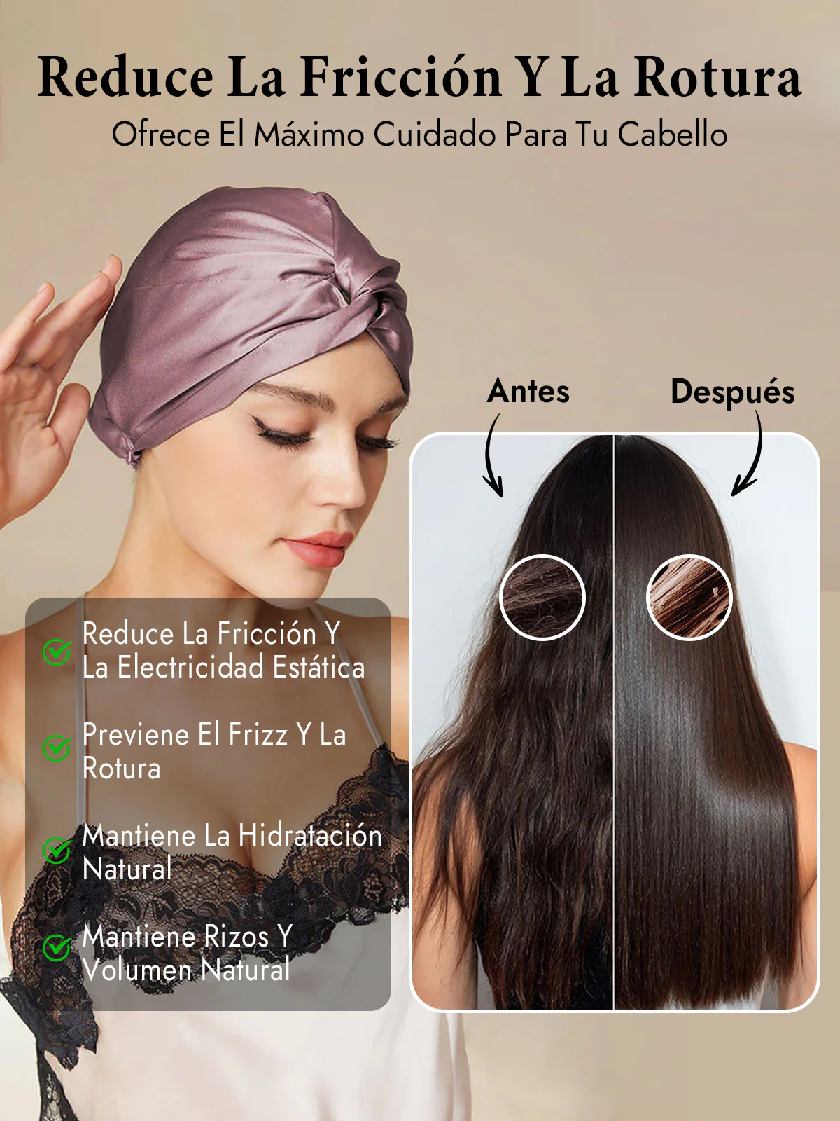Gorro De Pura Seda Con Nudo Frontal - Image 13