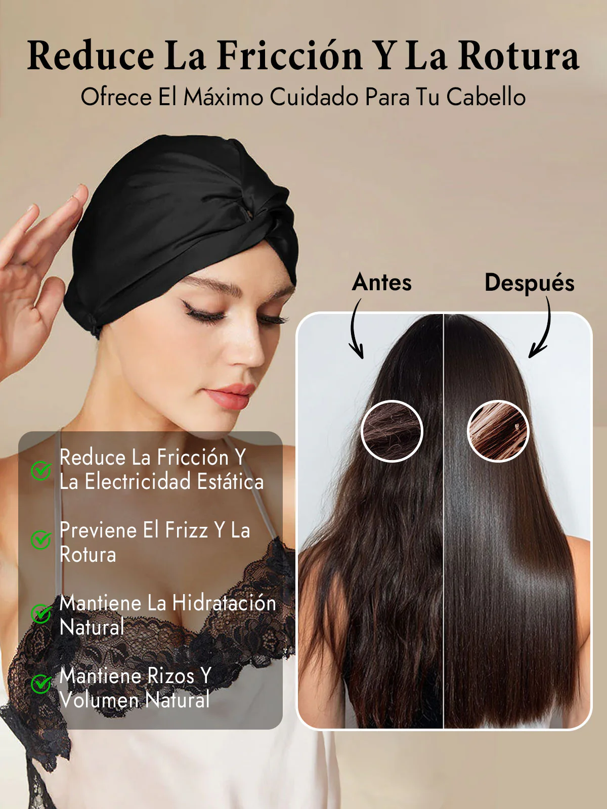 Gorro De Pura Seda Con Nudo Frontal - Image 21