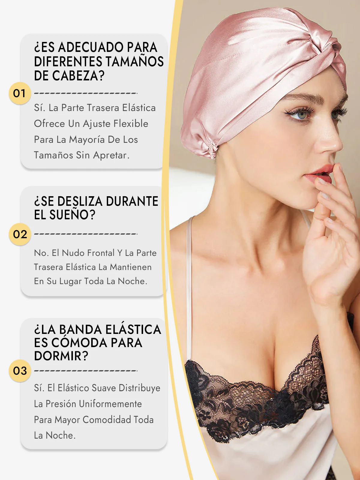 Gorro De Pura Seda Con Nudo Frontal - Image 32