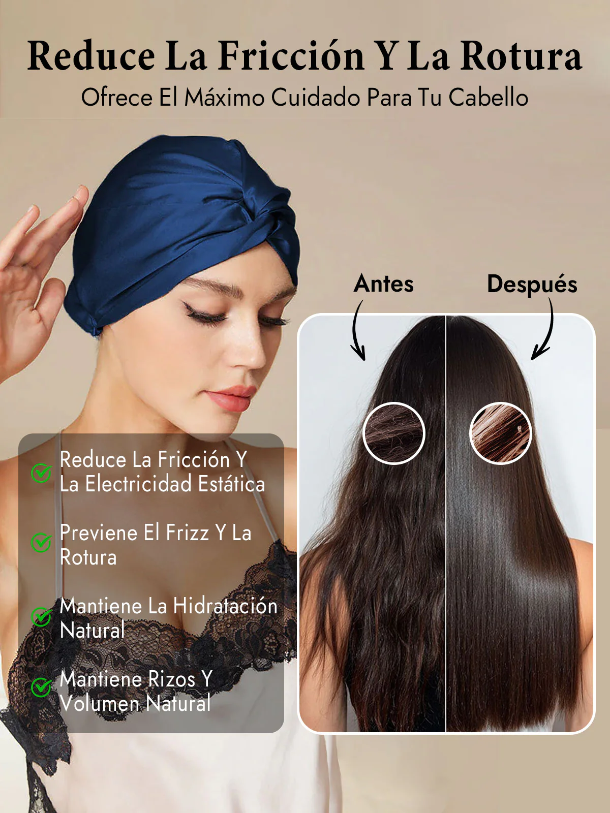 Gorro De Pura Seda Con Nudo Frontal - Image 37