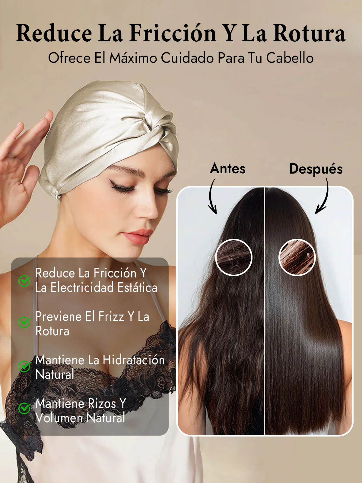 Gorro De Pura Seda Con Nudo Frontal - Image 45