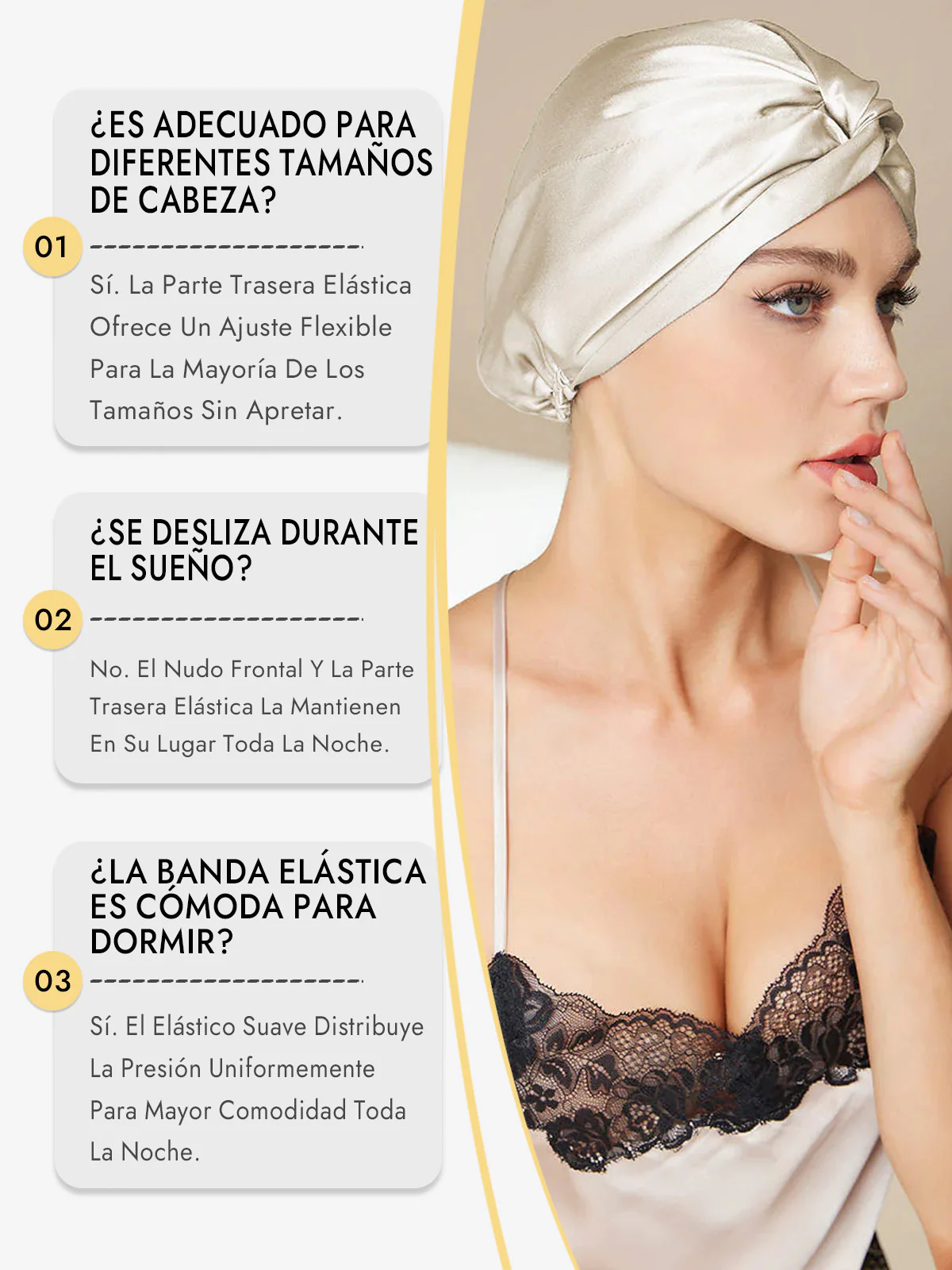 Gorro De Pura Seda Con Nudo Frontal - Image 48