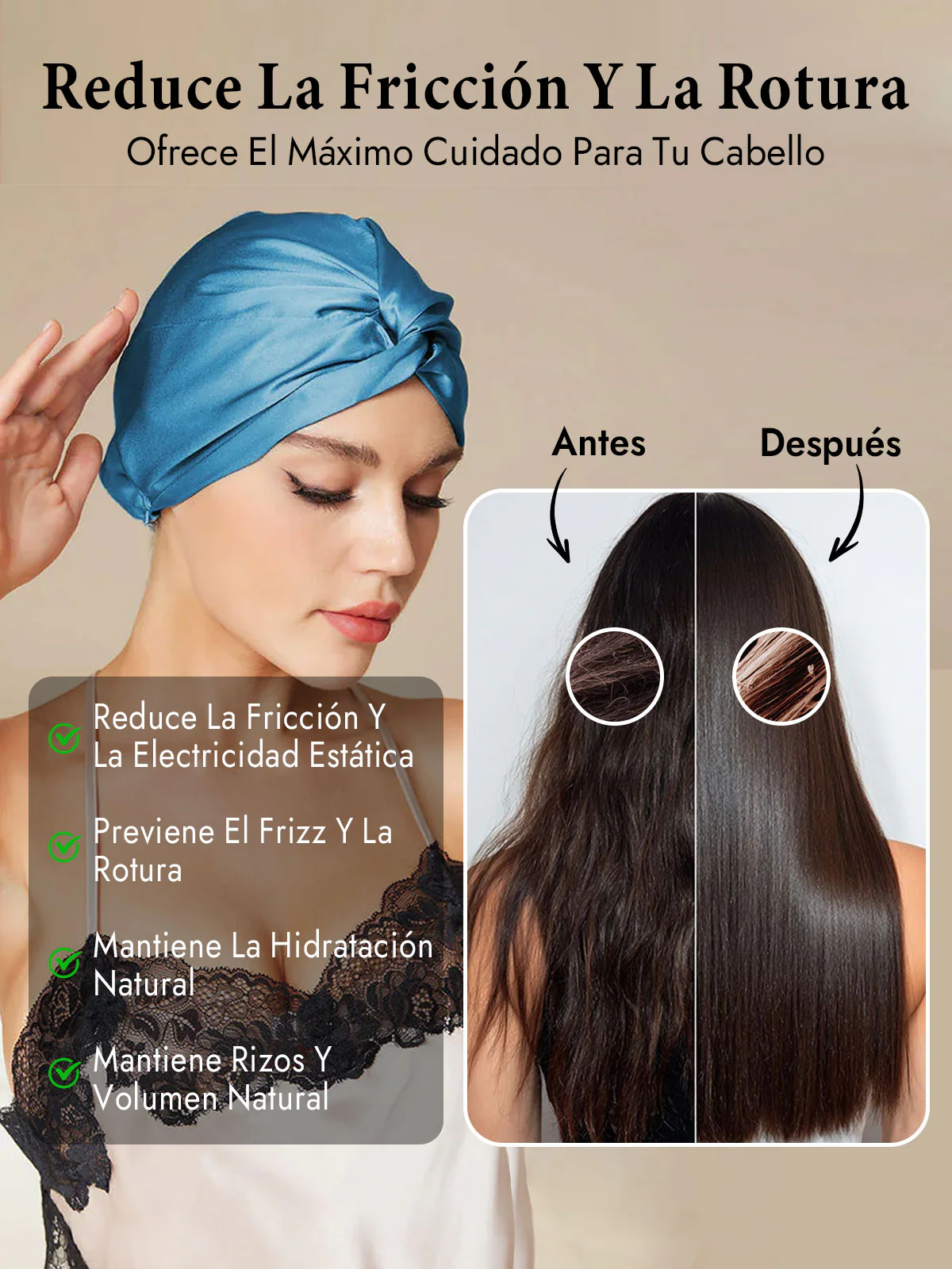 Gorro De Pura Seda Con Nudo Frontal - Image 53