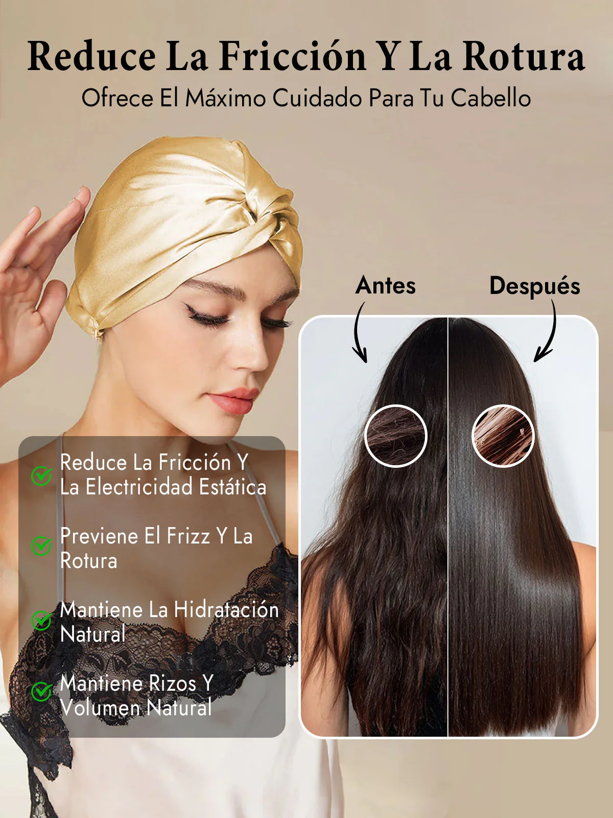 Gorro De Pura Seda Con Nudo Frontal - Image 61