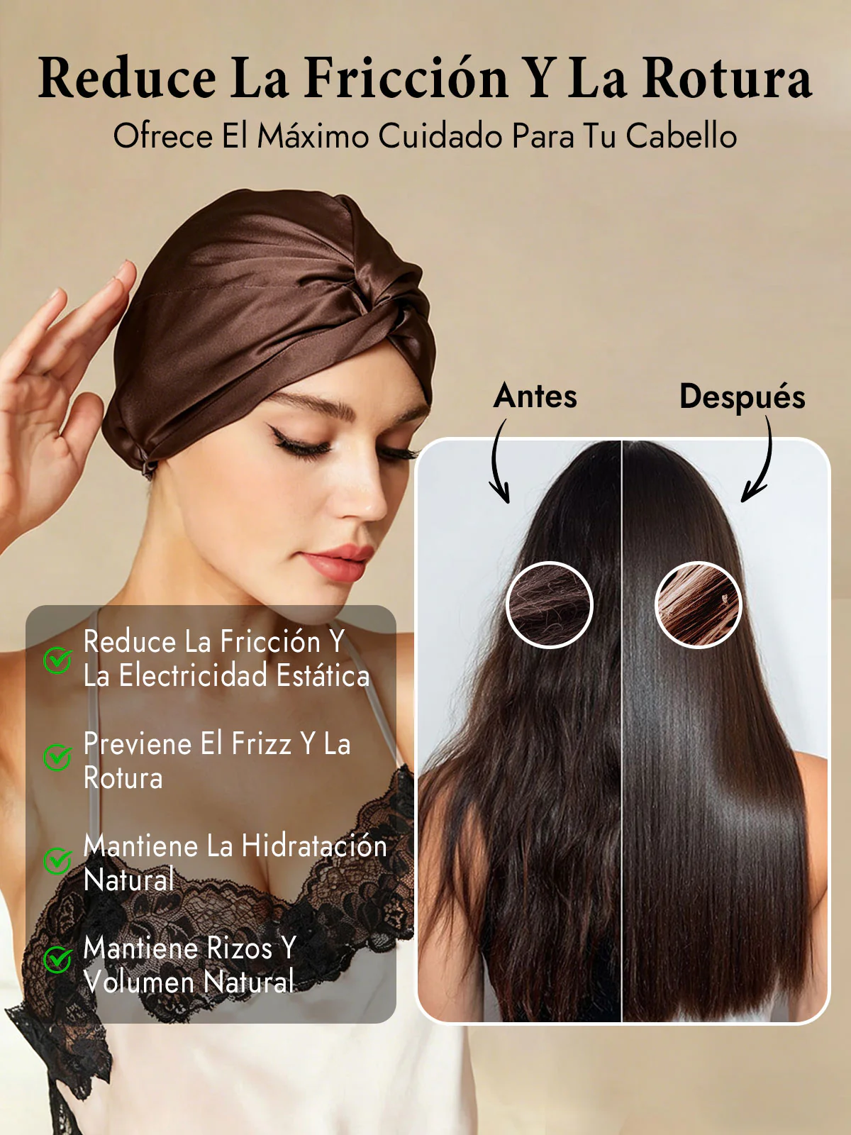 Gorro De Pura Seda Con Nudo Frontal - Image 69