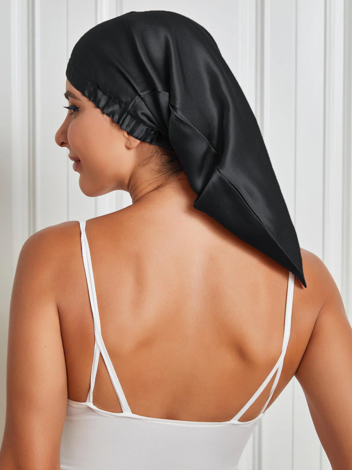 Gorro Elástico De Pura Seda - Image 5