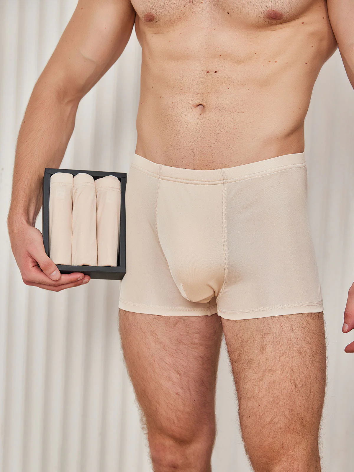 3 Piezas Bóxer Hombre en Seda Pura - Image 13
