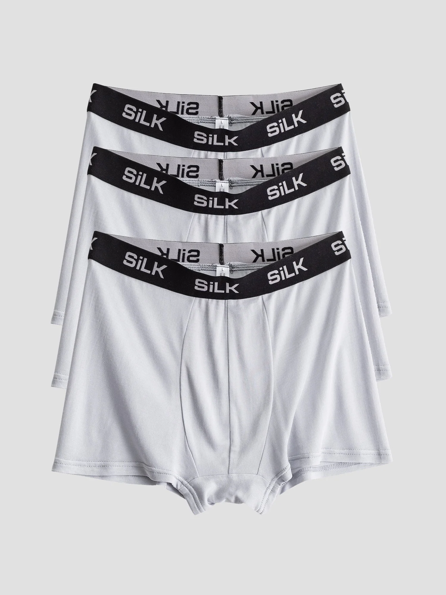 3 Piezas De Ropa Interior Tipo Bóxer De Seda Pura Ultrasuave Y Cómoda Para Hombre - Image 13