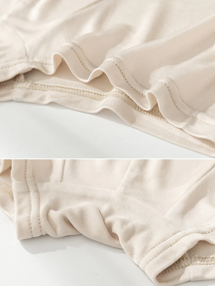 3 Piezas De Ropa Interior Tipo Bóxer De Seda Pura Ultrasuave Y Cómoda Para Hombre - Image 20