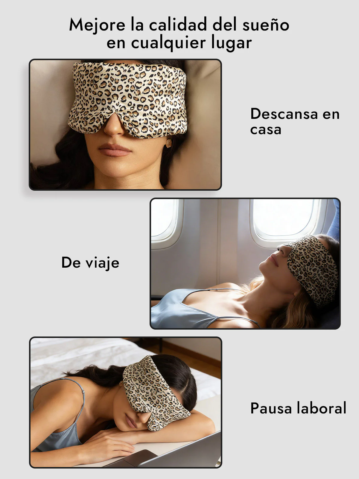 Elegante antifaz para dormir de seda de una pieza - Image 24