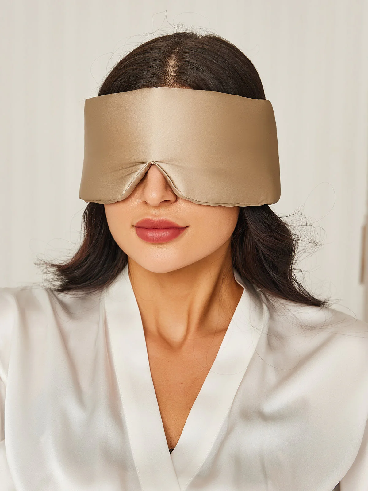 Elegante antifaz para dormir de seda de una pieza - Image 31