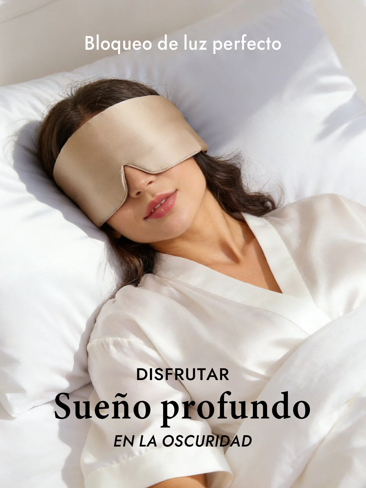 Elegante antifaz para dormir de seda de una pieza - Image 33