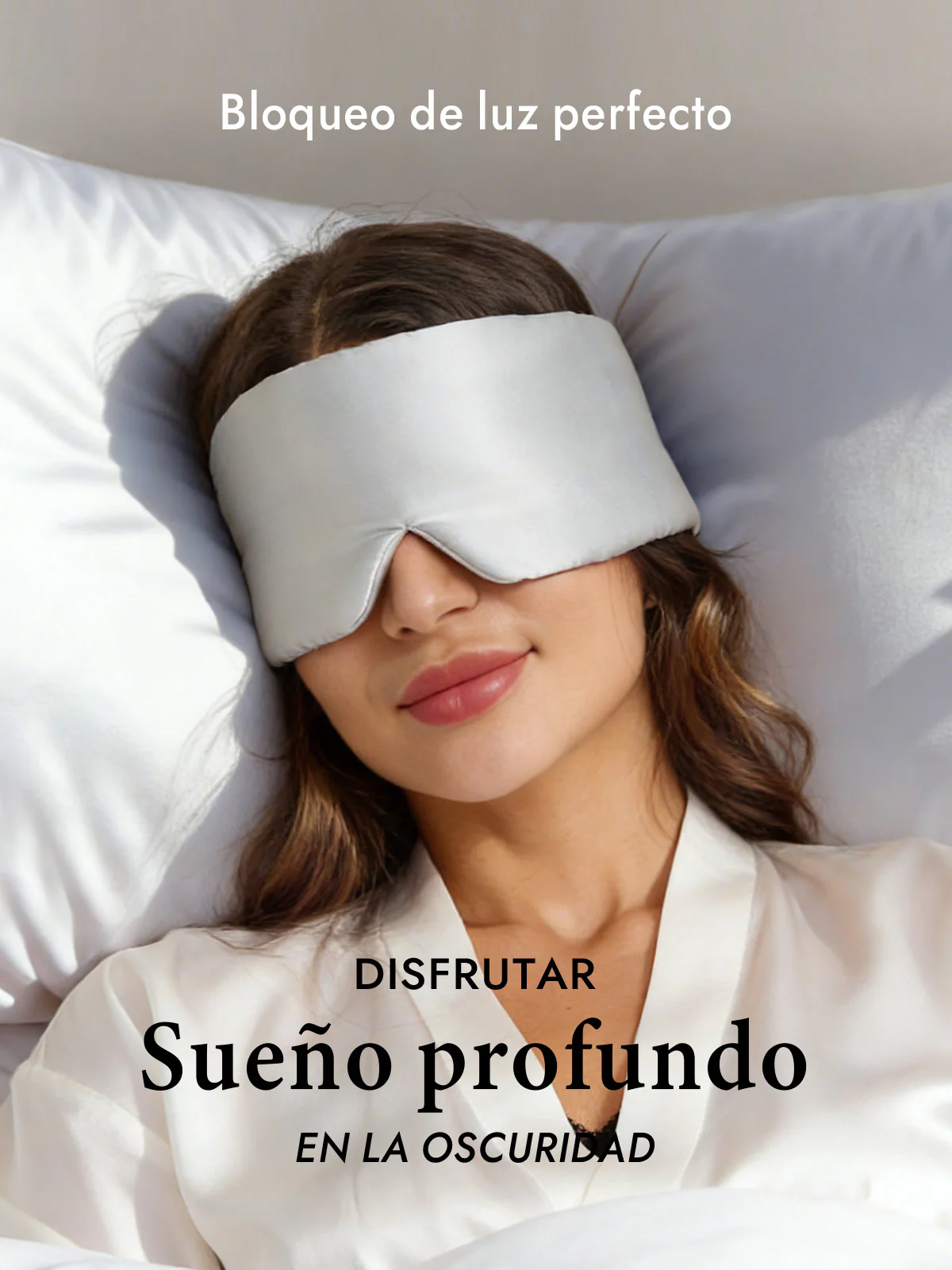 Elegante antifaz para dormir de seda de una pieza - Image 57