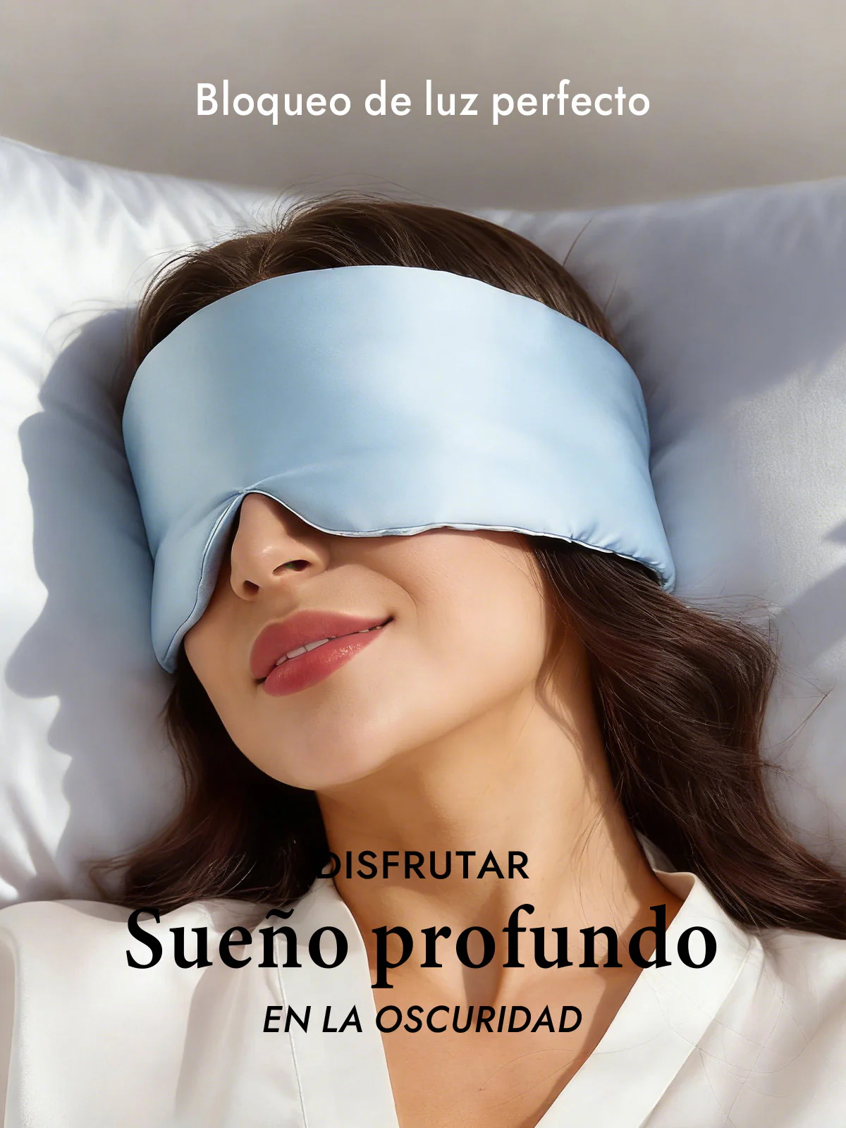Elegante antifaz para dormir de seda de una pieza - Image 63