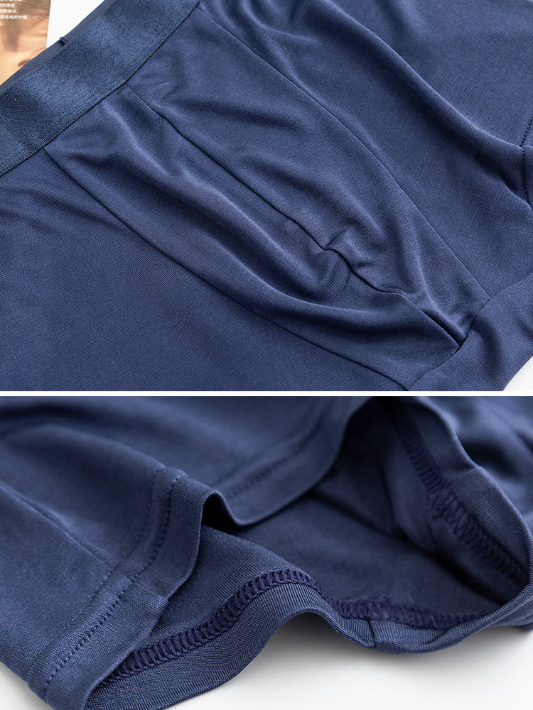 Ropa Interior Tipo Bóxer De Seda Pura Para Hombre - Image 7