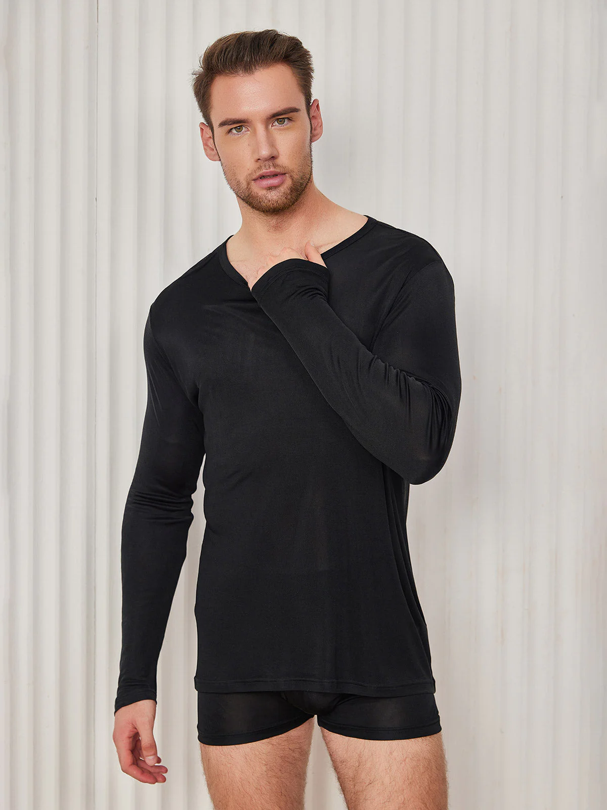 Camiseta de Pura Seda para Hombre - Image 10