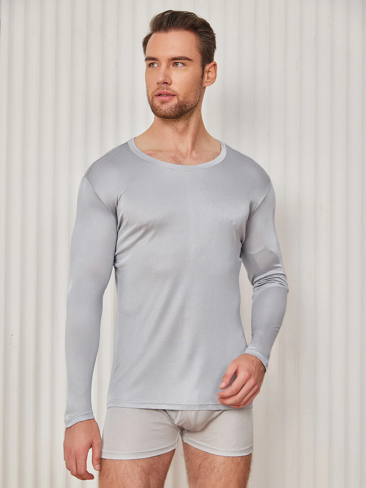 Camiseta de Pura Seda para Hombre - Image 19