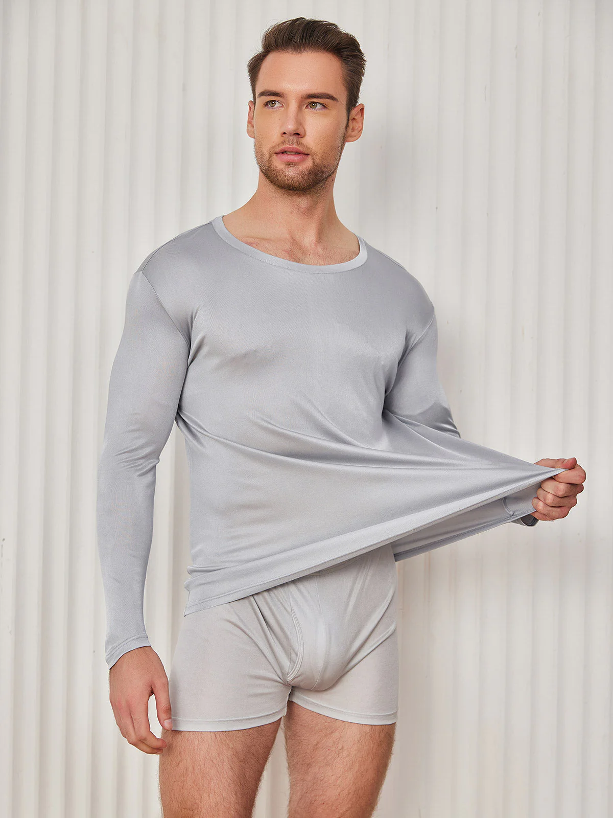 Camiseta de Pura Seda para Hombre - Image 21