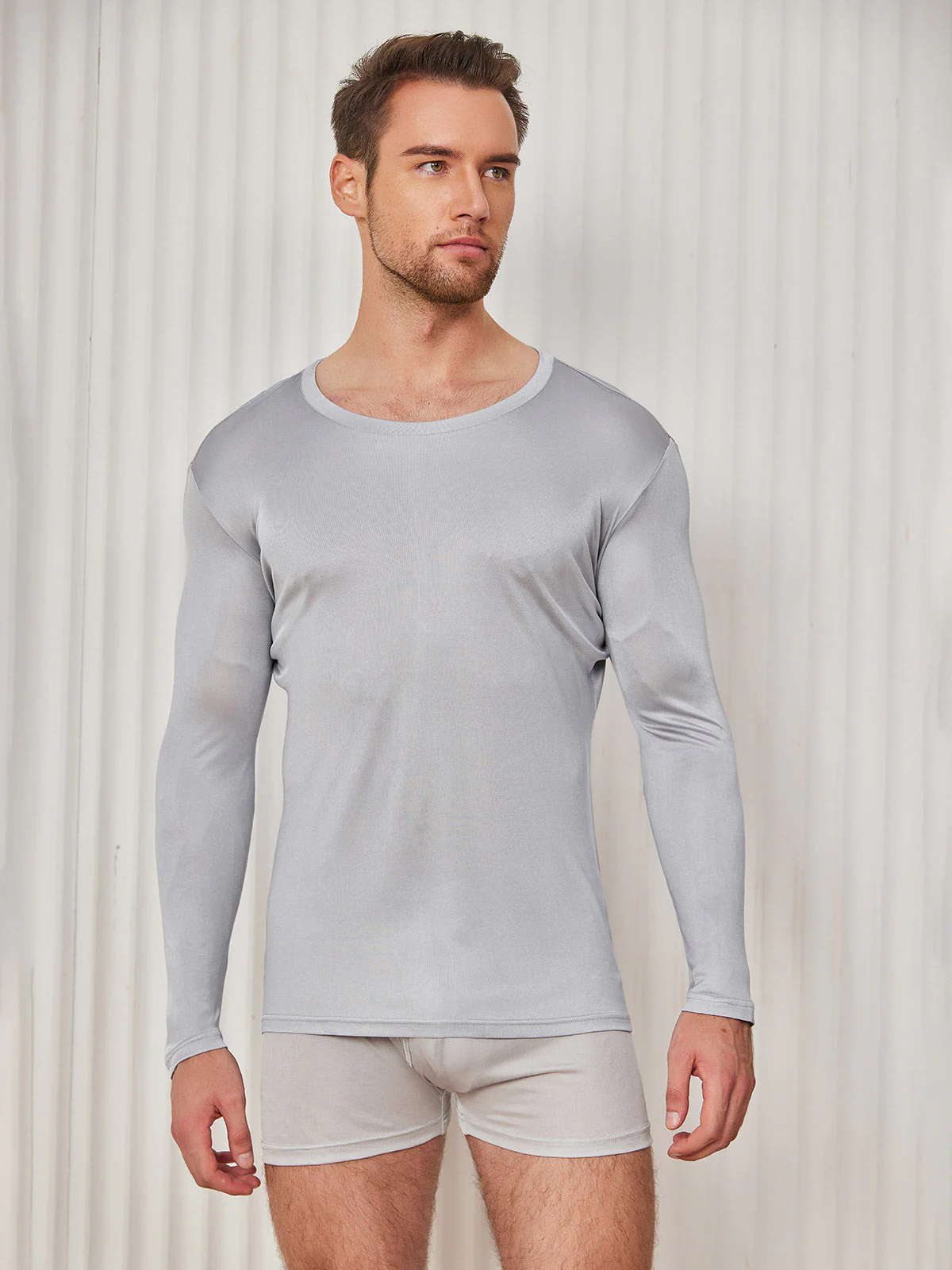 Camiseta de Pura Seda para Hombre - Image 22