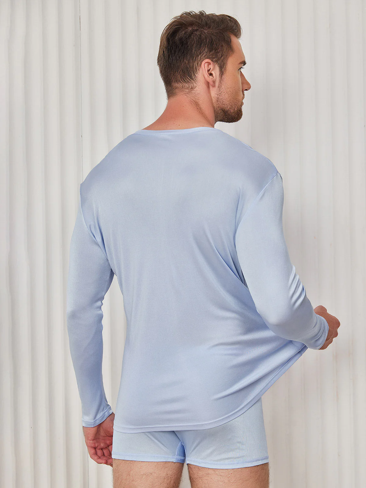 Camiseta de Pura Seda para Hombre - Image 24