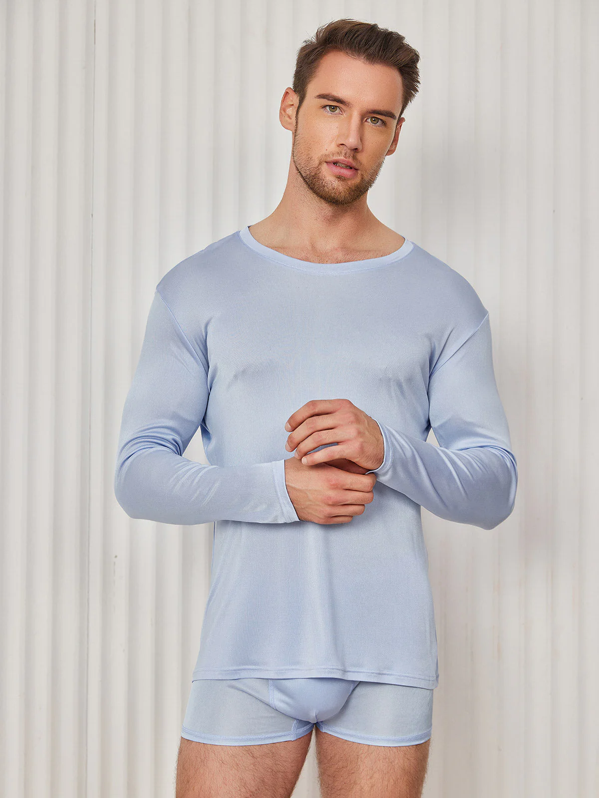 Camiseta de Pura Seda para Hombre - Image 25