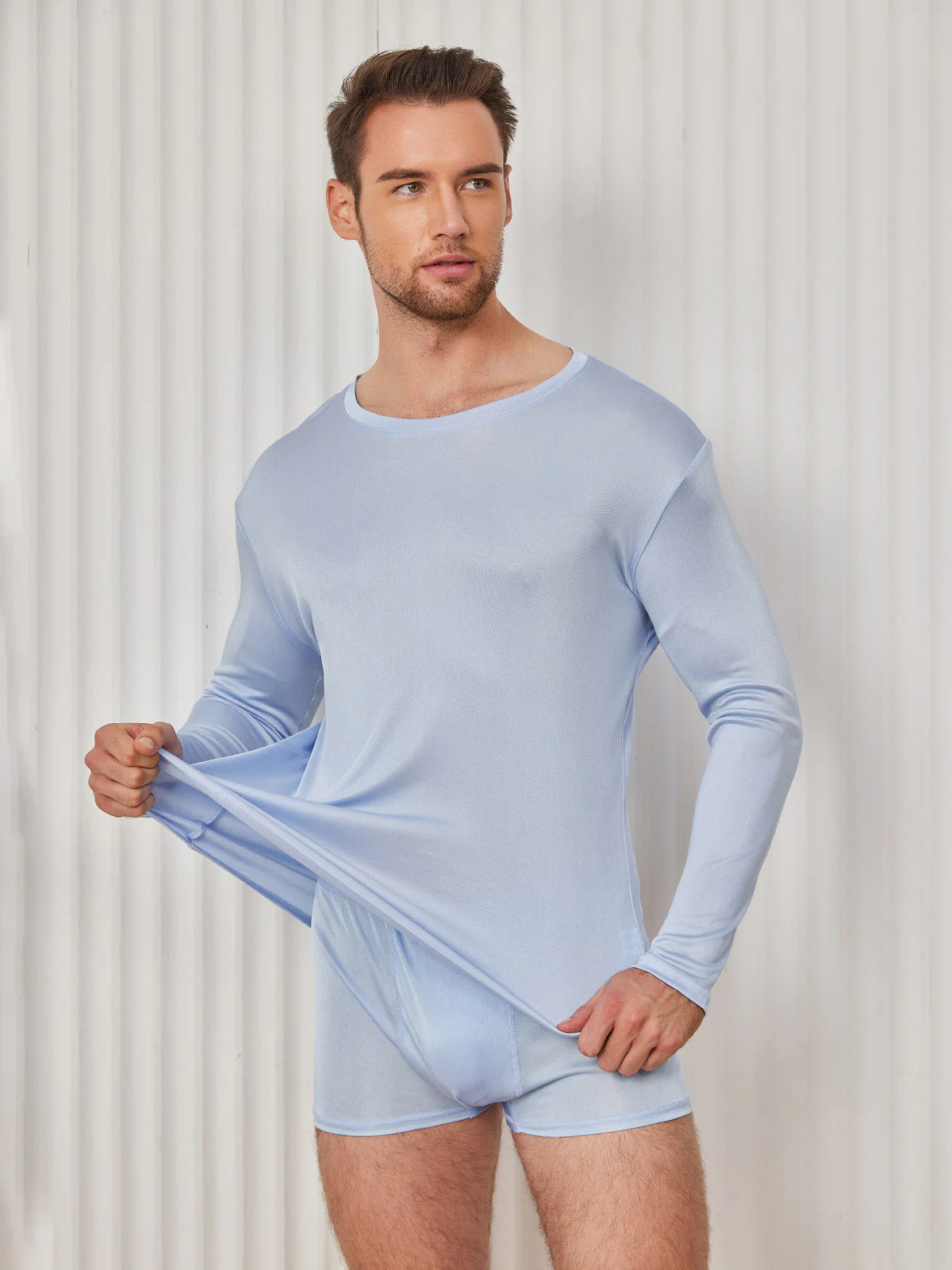 Camiseta de Pura Seda para Hombre - Image 26