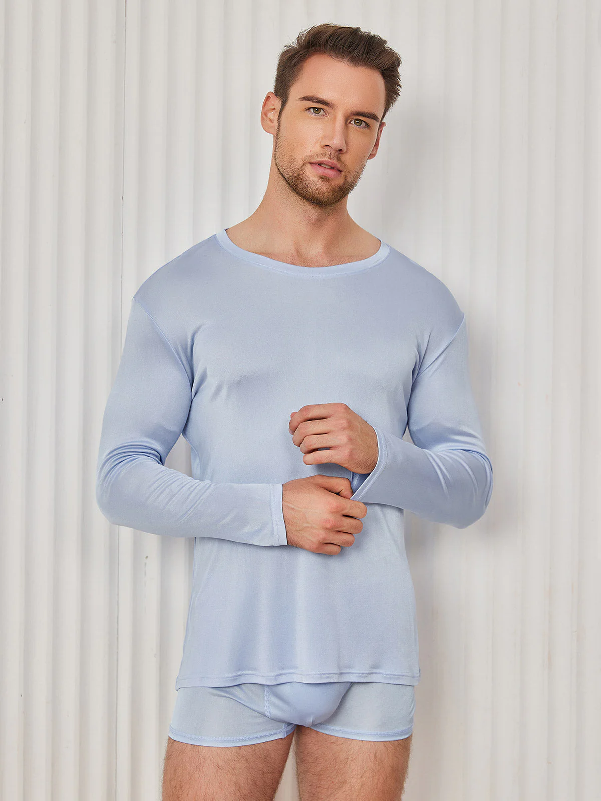 Camiseta de Pura Seda para Hombre - Image 27