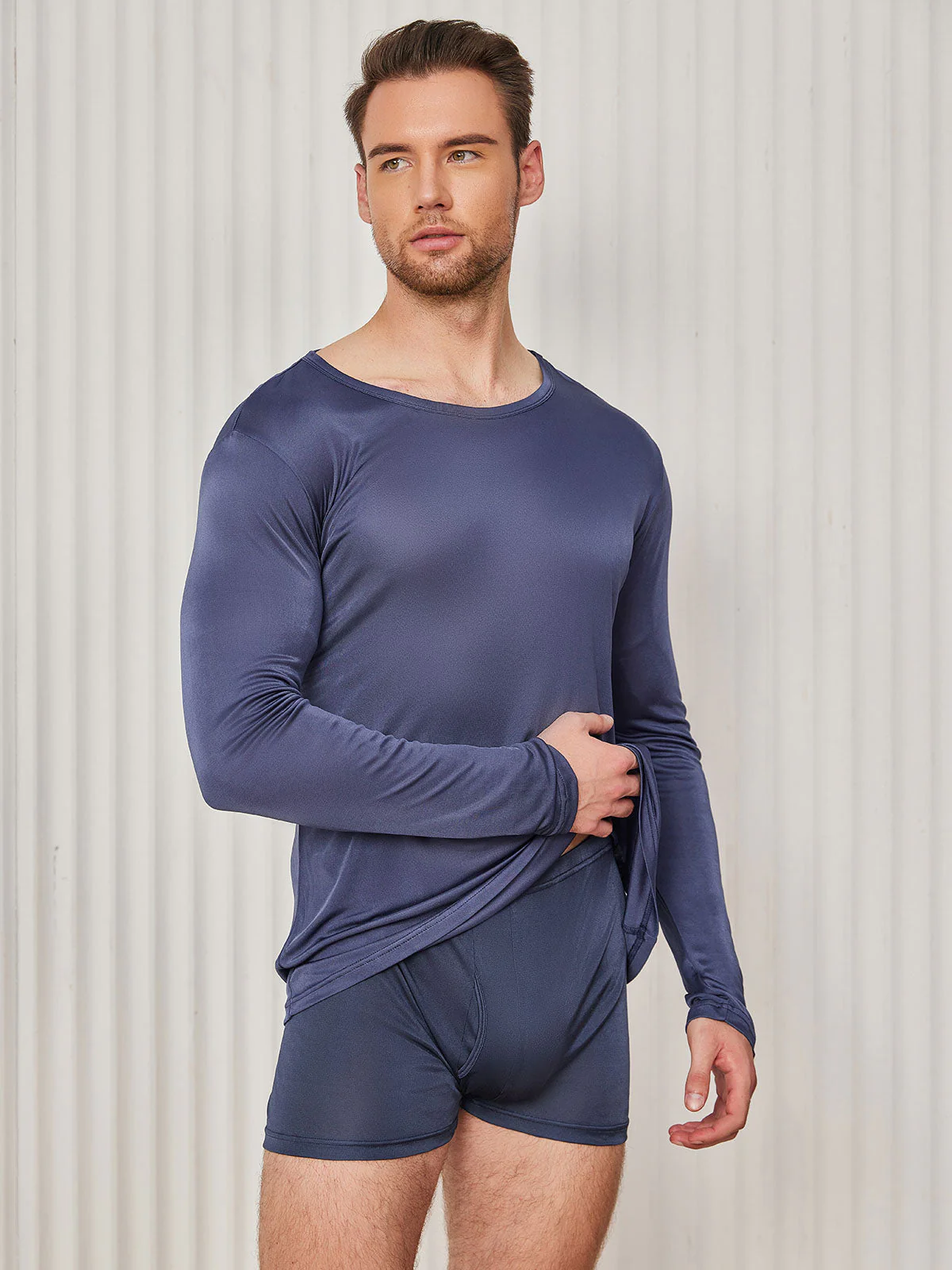 Camiseta de Pura Seda para Hombre - Image 3