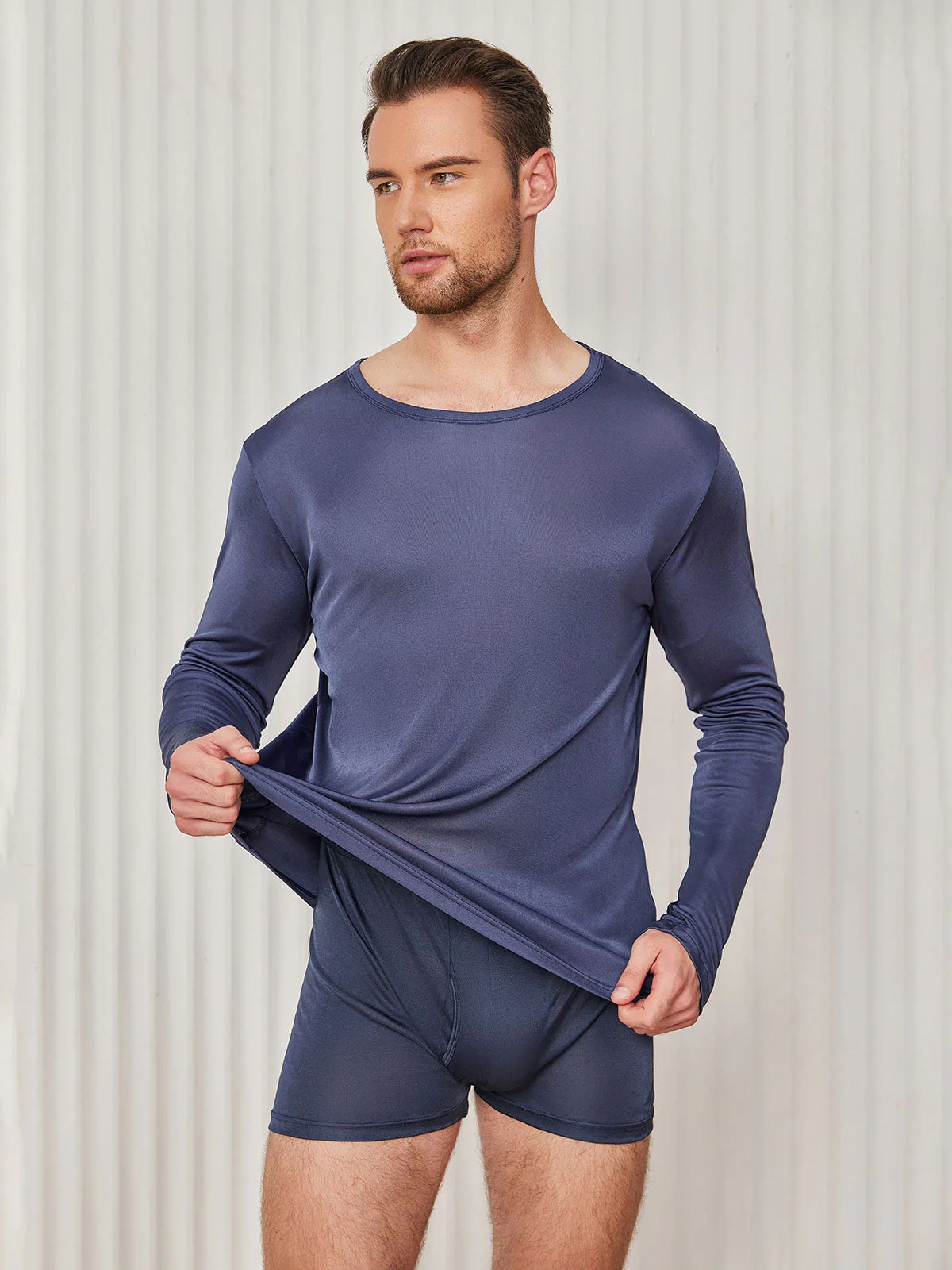 Camiseta de Pura Seda para Hombre - Image 4