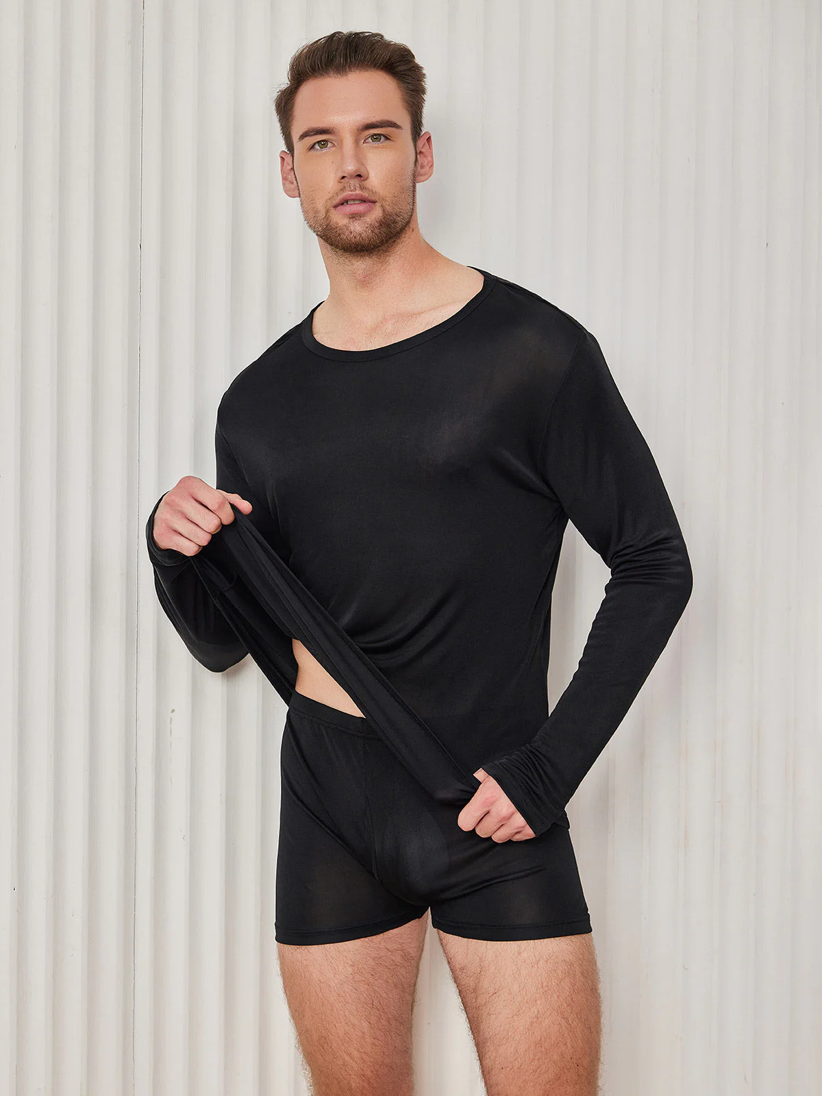 Camiseta de Pura Seda para Hombre - Image 6
