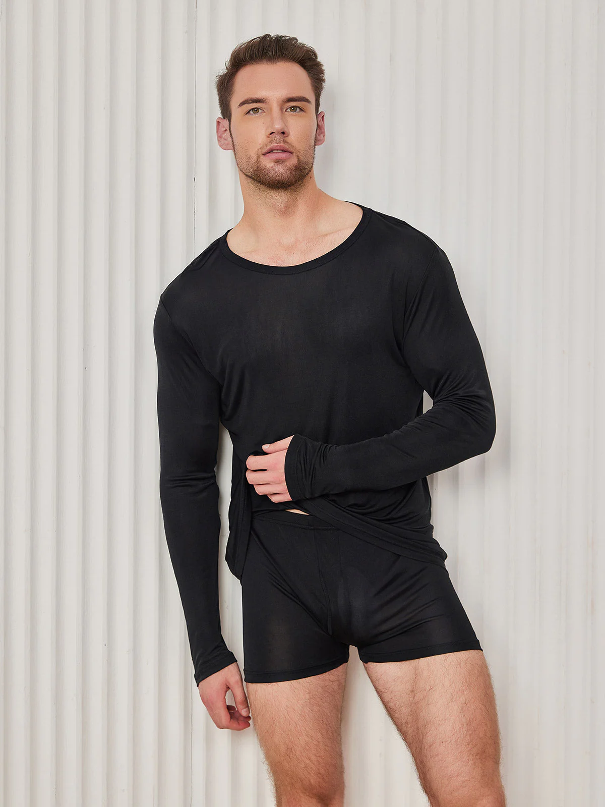 Camiseta de Pura Seda para Hombre - Image 8