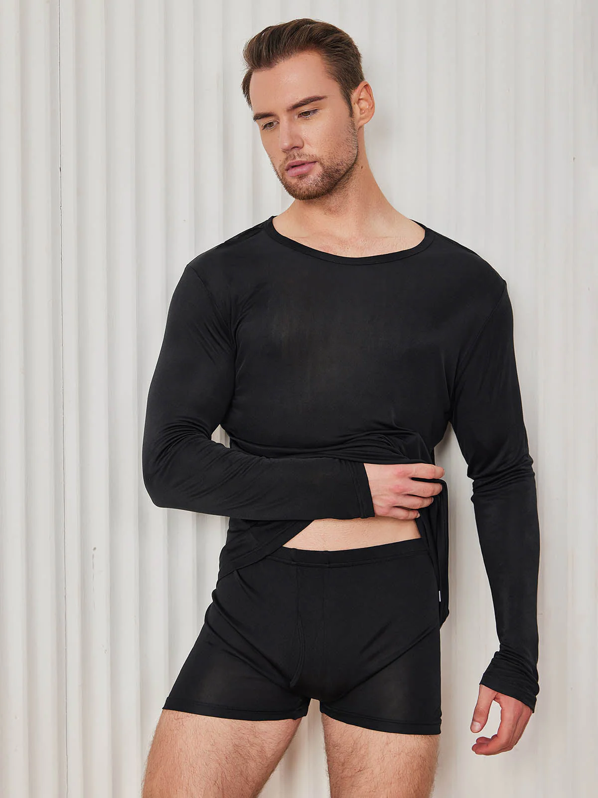 Camiseta de Pura Seda para Hombre - Image 9