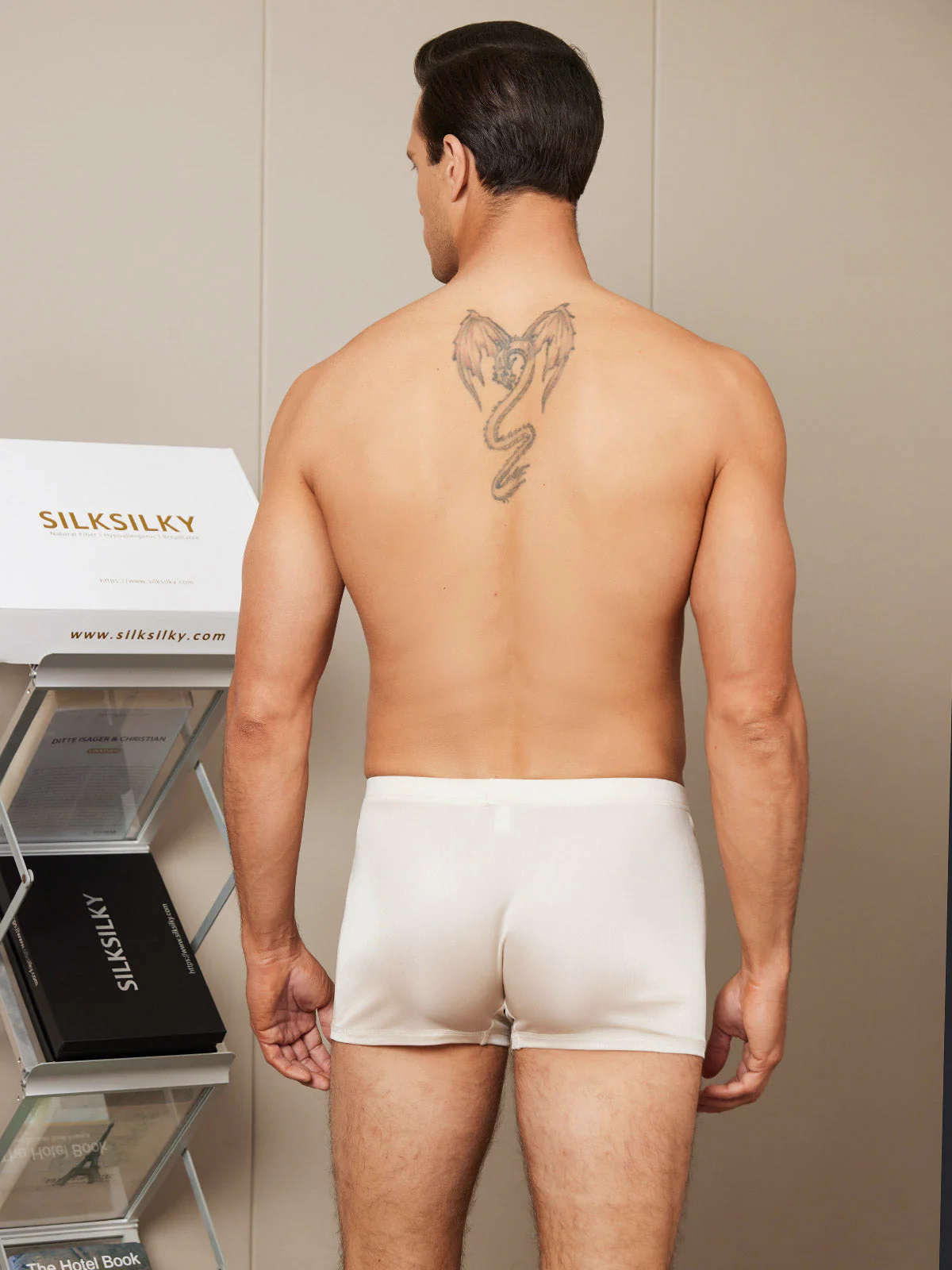 Calzoncillos Boxer Hombre De Pura Seda Ropa Interior - Image 18