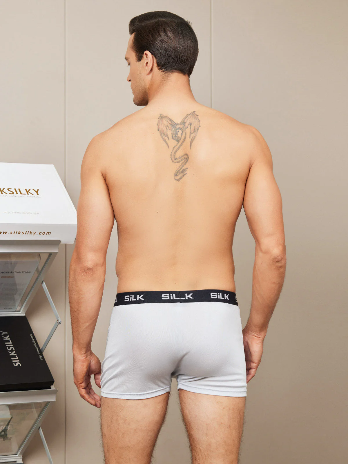 Calzoncillos Boxer Hombre Ultra Suaves Cómodos De Pura Seda - Image 19