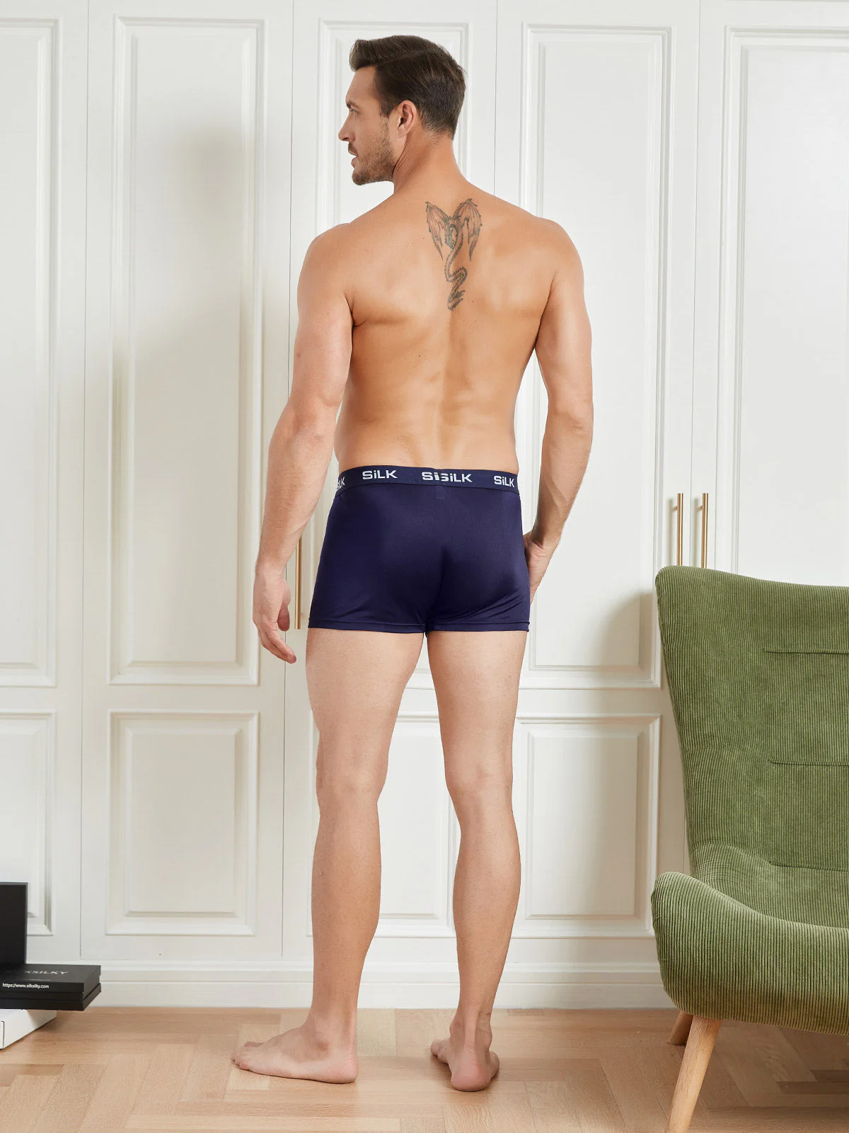 Calzoncillos Boxer Hombre Ultra Suaves Cómodos De Pura Seda - Image 7