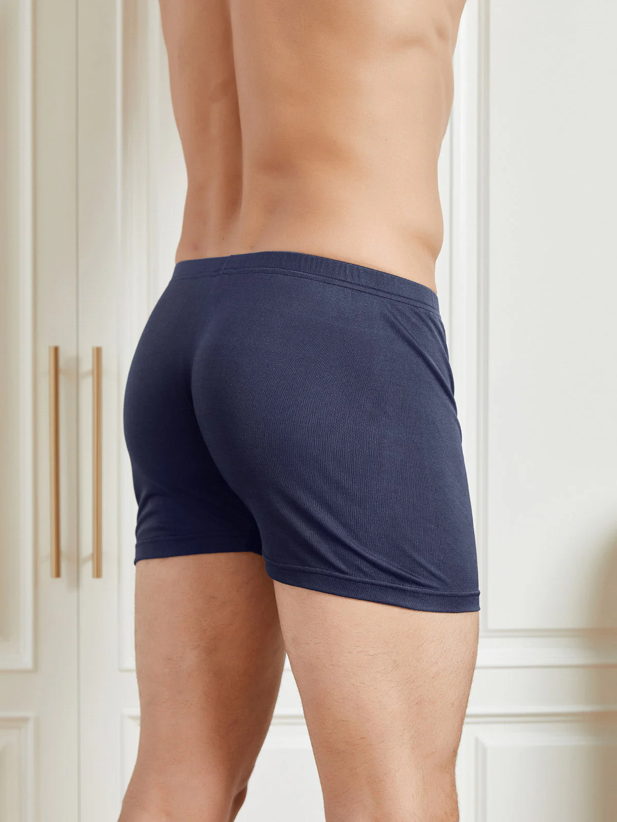 Ropa Interior De Hombre De Pura Seda Con Abertura Delantera - Image 5