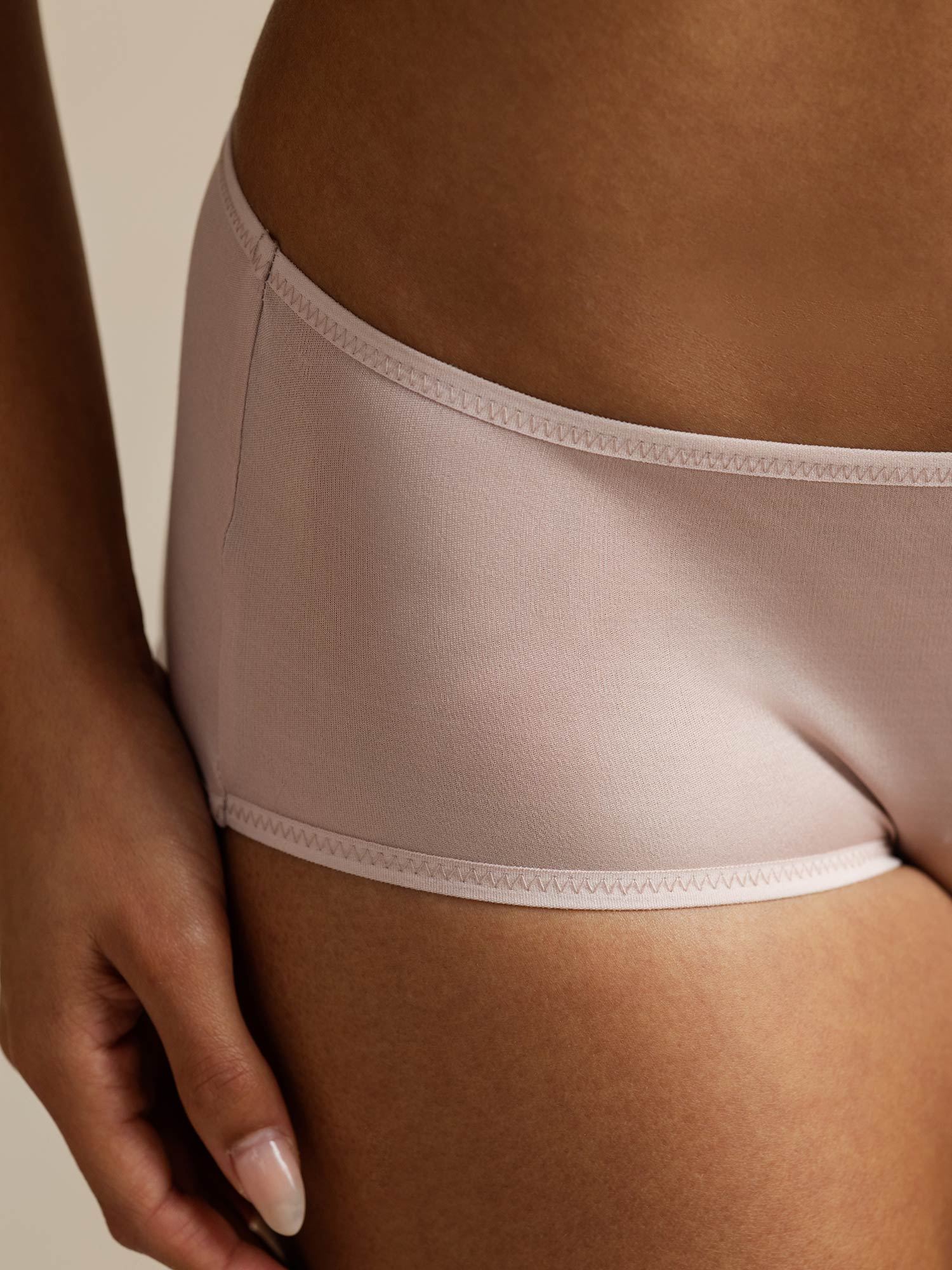 Comodidad En Seda Pura Braguita Hipster Boyshort - Image 6