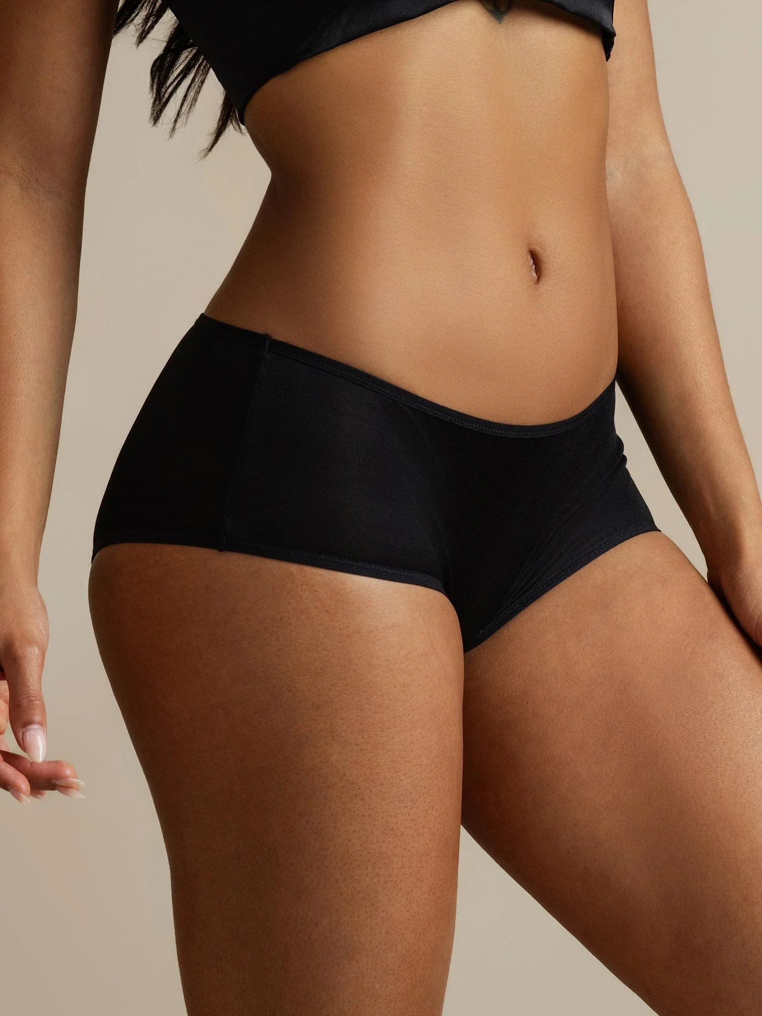 Comodidad En Seda Pura Braguita Hipster Boyshort - Image 8