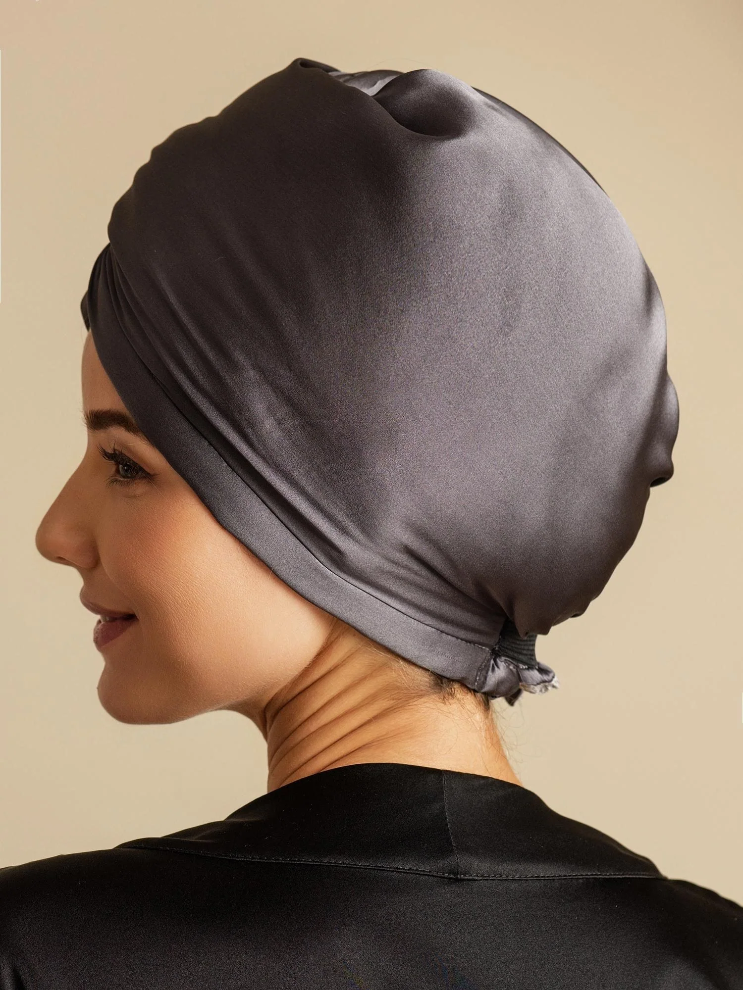 100% Seda de Mora Toalla Turbante Bifásica para el Cabello – Secado Rápido, Anti-Frizz & Suave con el Cabello - Image 18