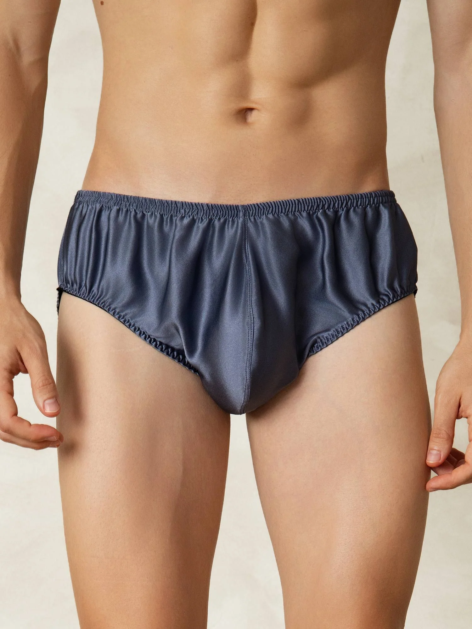 Ropa Interior De Hombres De Pura Seda Con Cintura Elástica - Image 11