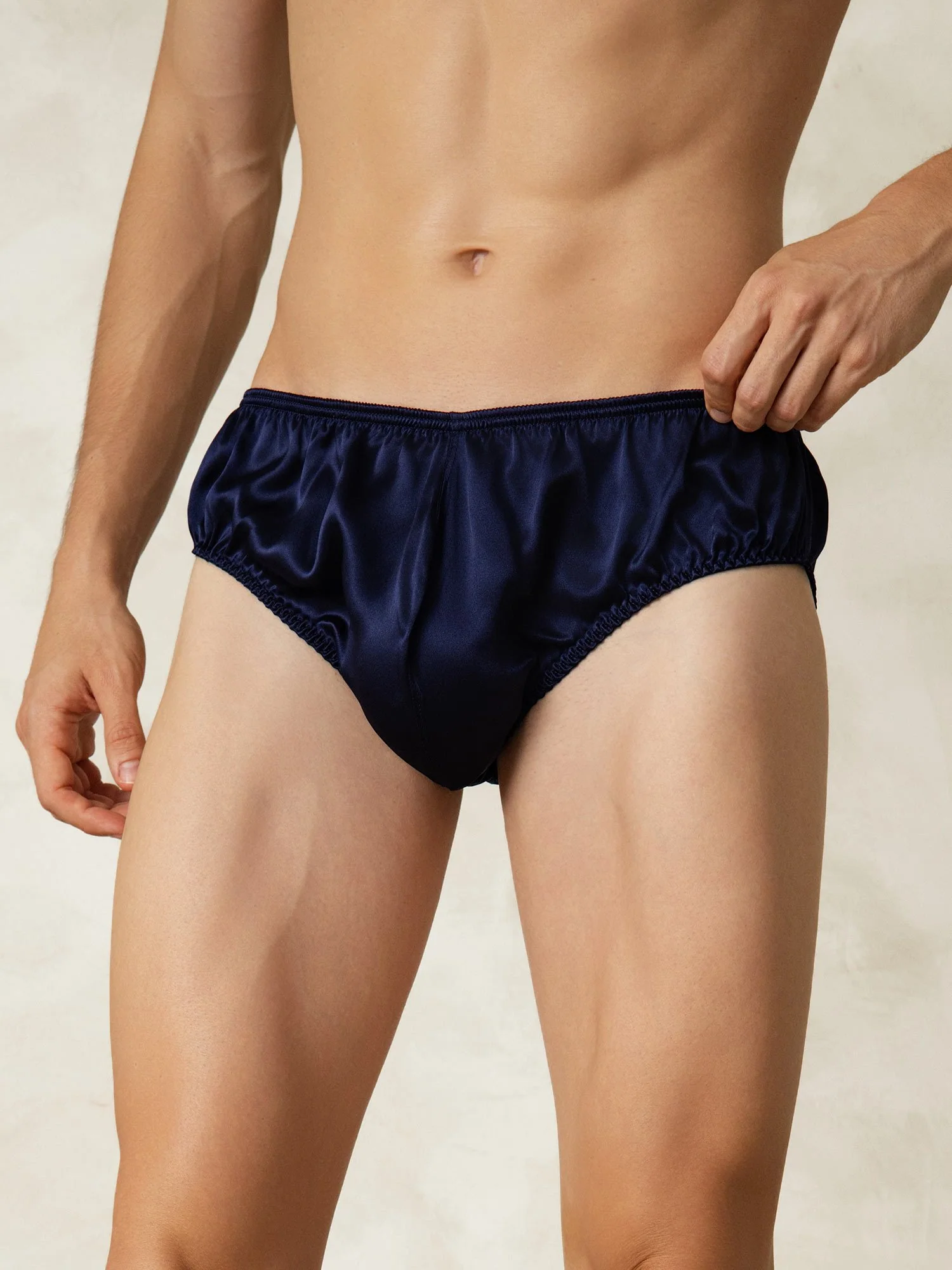Ropa Interior De Hombres De Pura Seda Con Cintura Elástica - Image 6