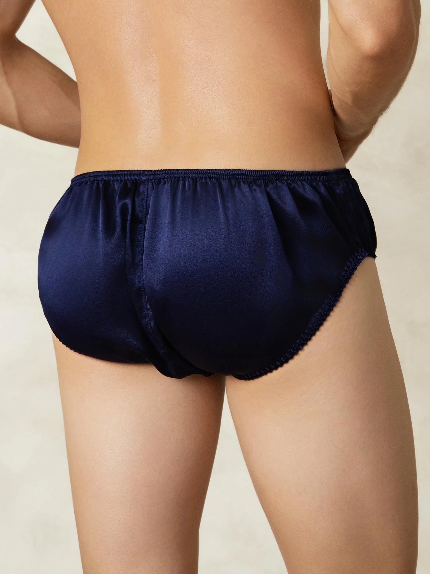 Ropa Interior De Hombres De Pura Seda Con Cintura Elástica - Image 7