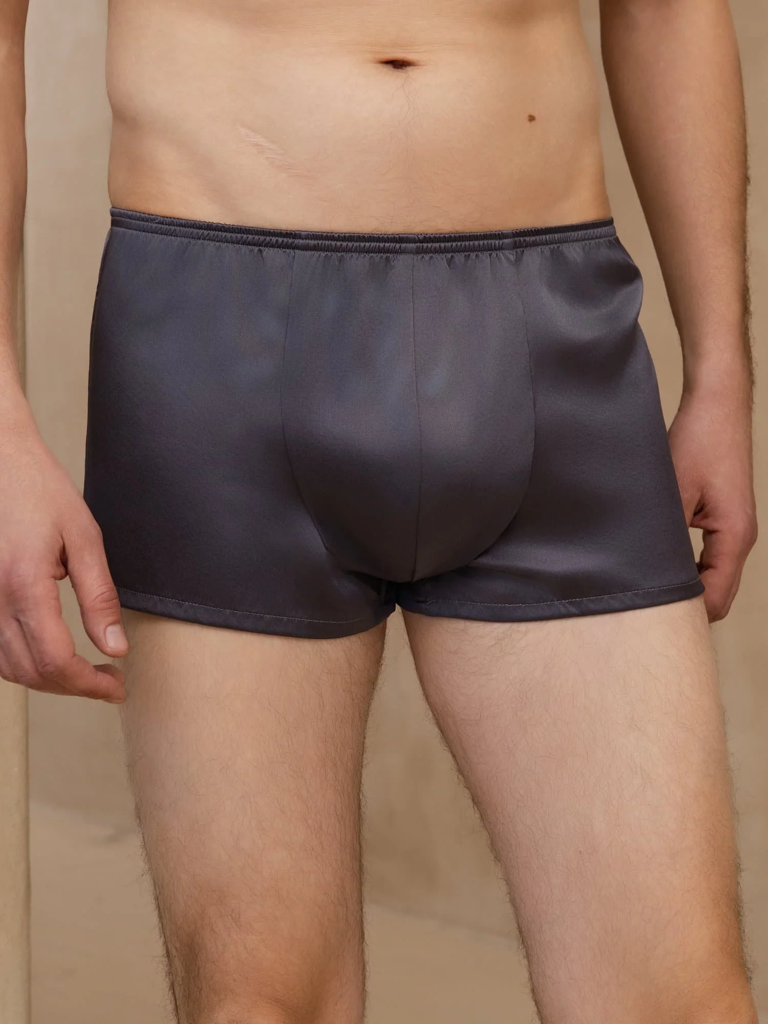 Ropa Interior Boxer Para Hombres Ultra Suave De Seda Pura - Image 3