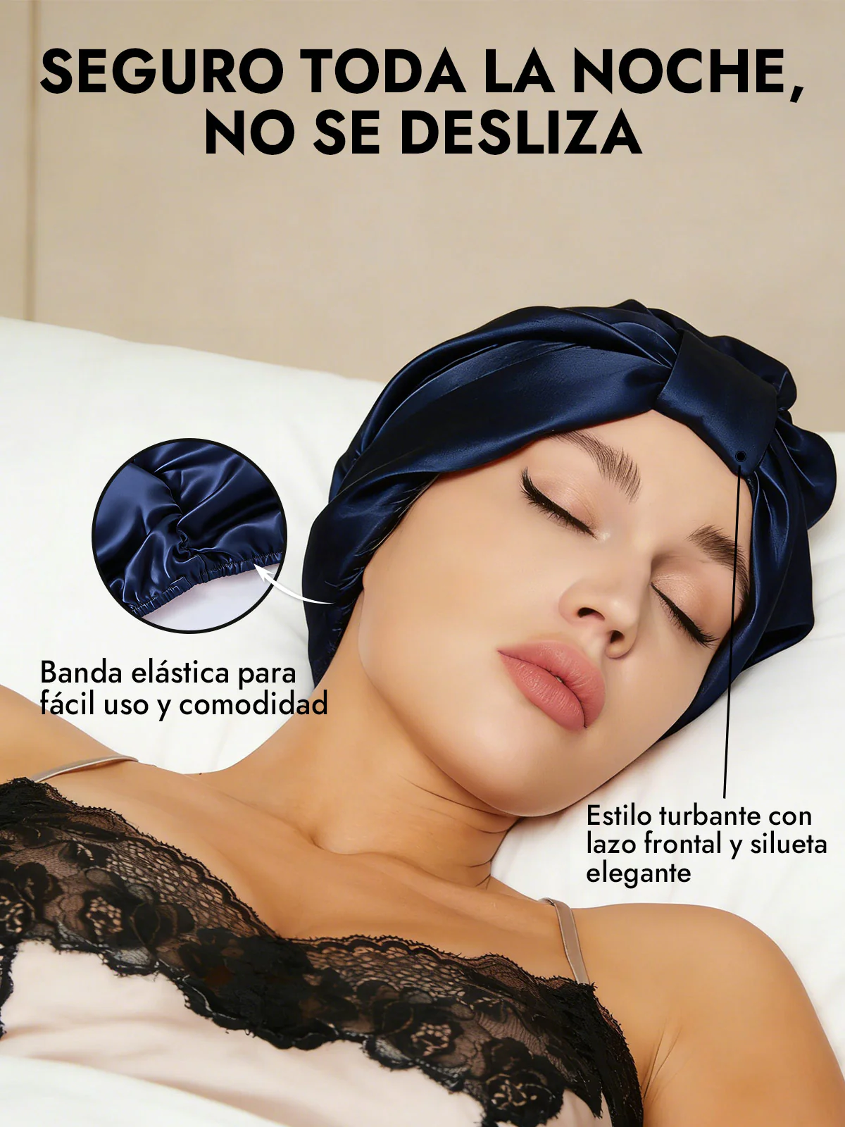 Gorro Turbante de Seda Pura - Image 16