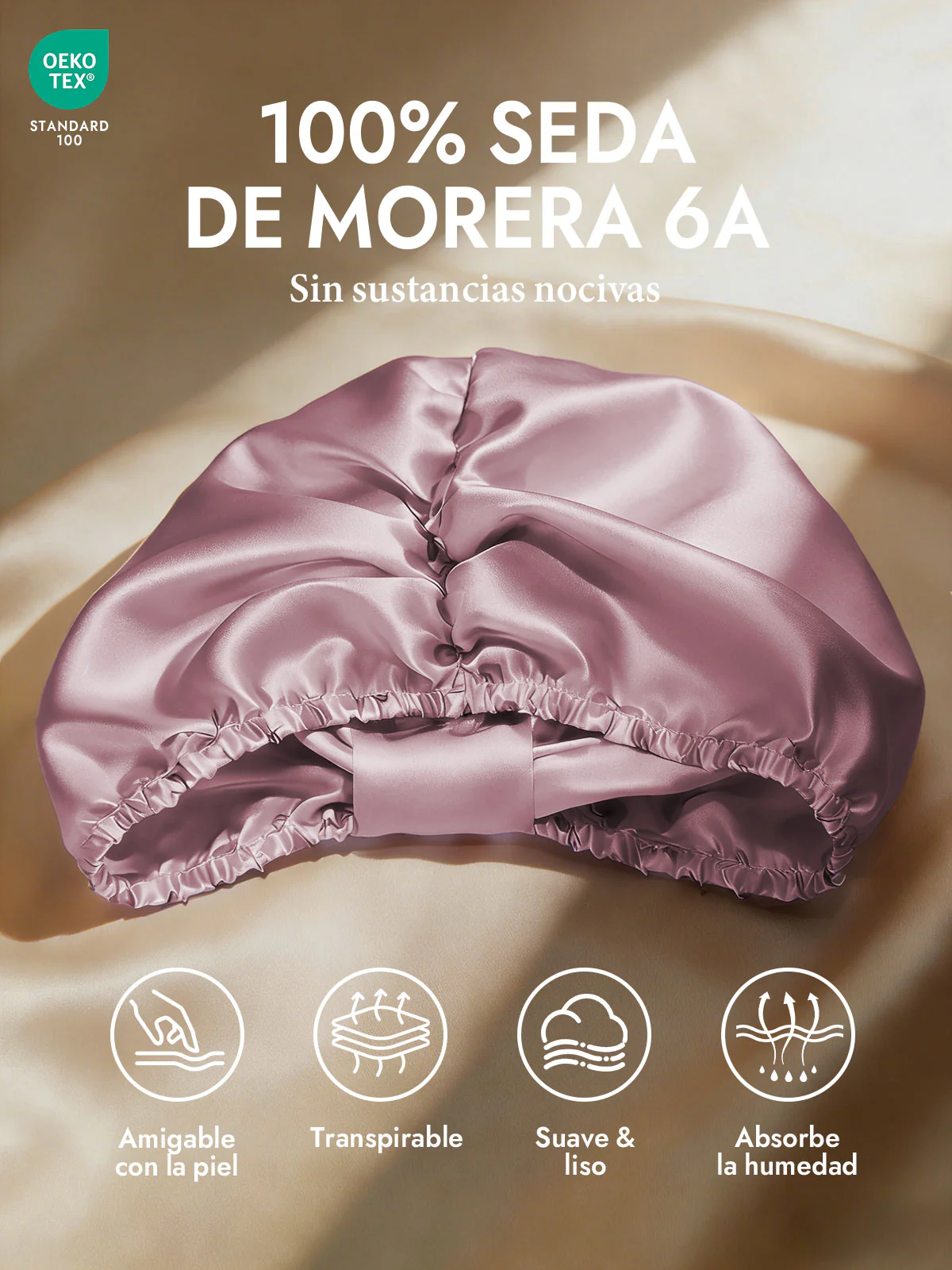 Gorro Turbante de Seda Pura - Image 26