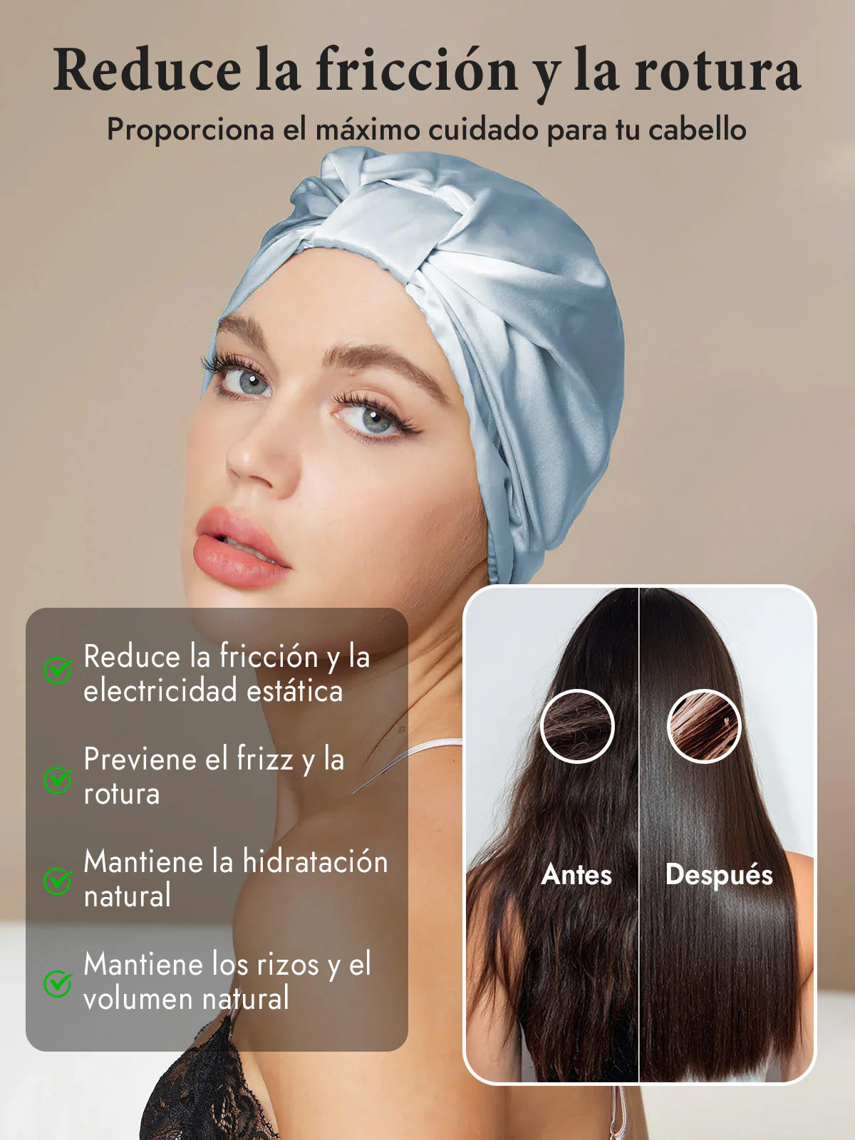 Gorro Turbante de Seda Pura - Image 39